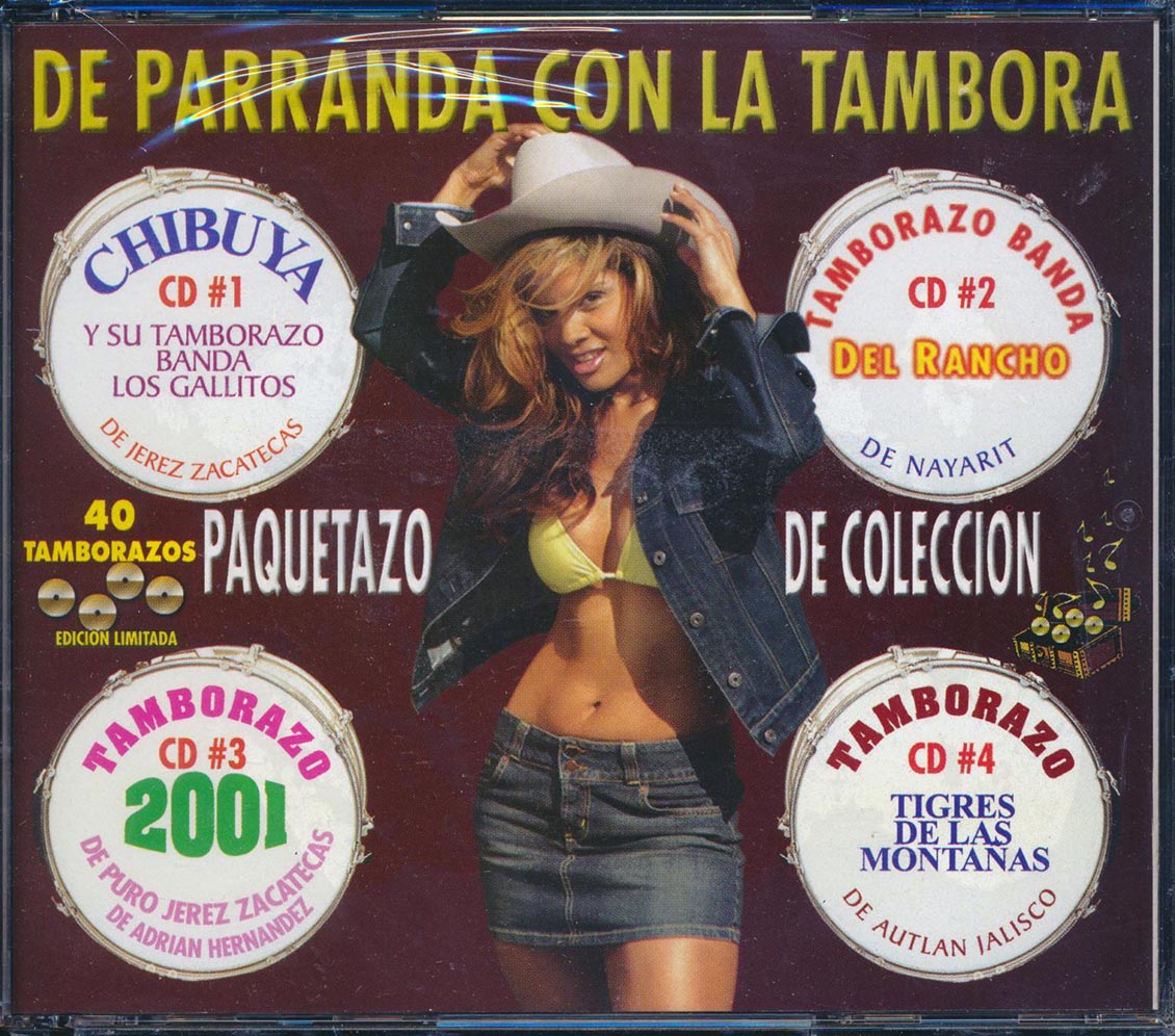 Various - De Parranda Con La Tambora: Paquetazo De Coleccion (40 tracks) (4xCD) [New CD]