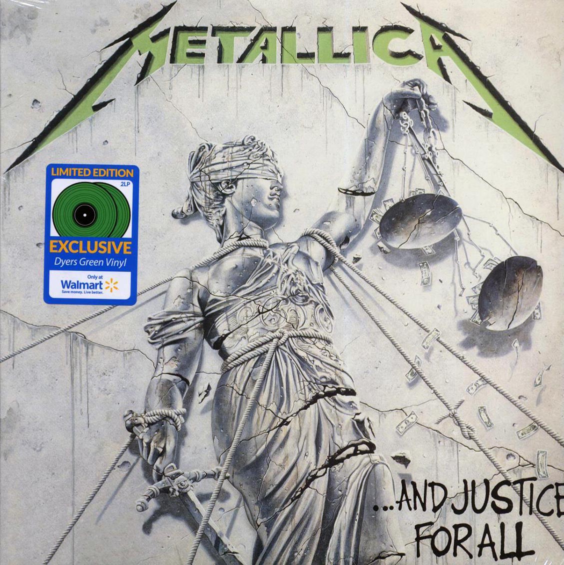 Metallica - And Justice For All (ltd. ed.) (2xLP) (180g) (green vinyl) (remastered) [New Vinyl Record LP]