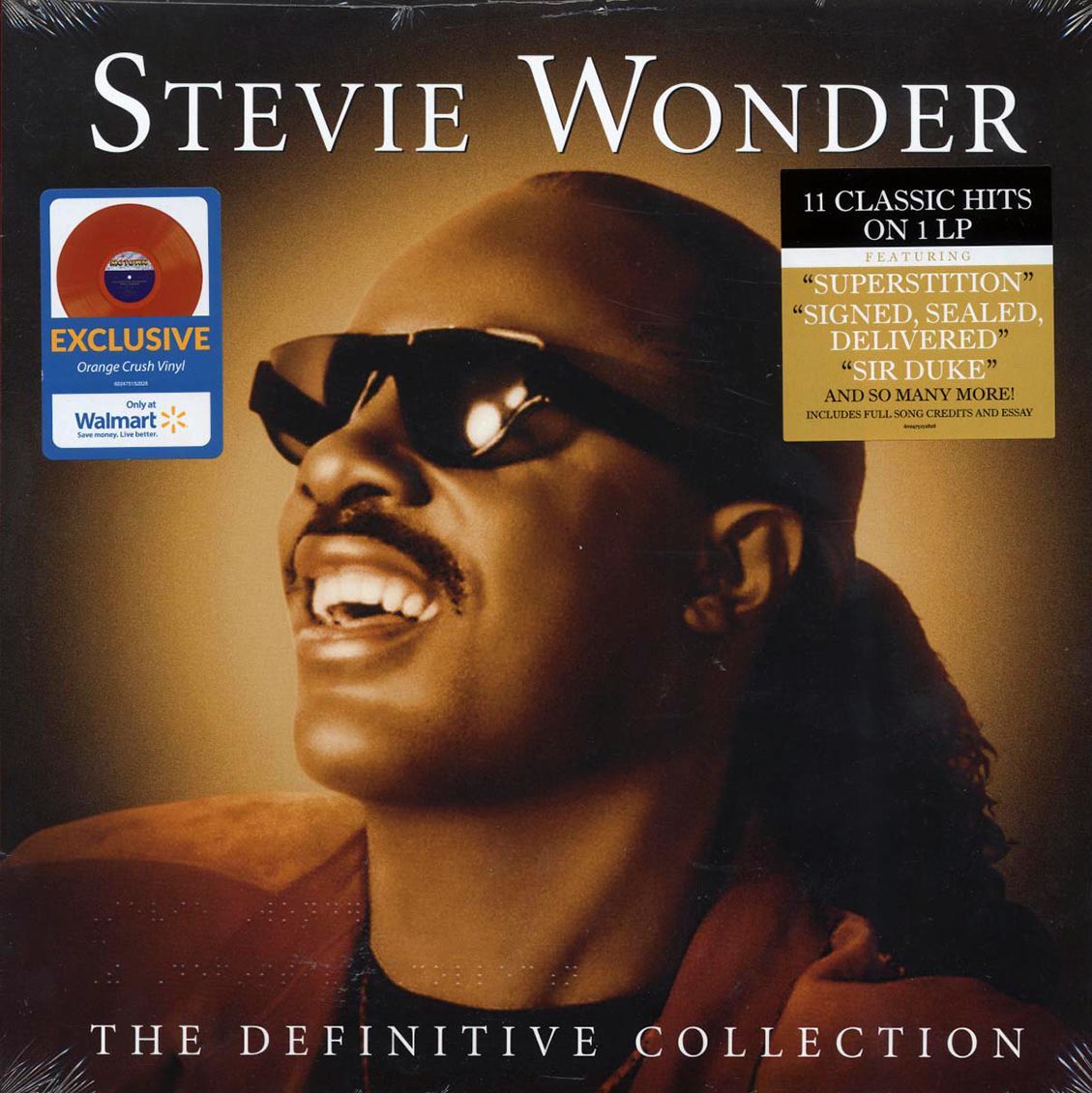 Stevie Wonder - The Definitive Collection (orange vinyl) [New Vinyl Record LP]