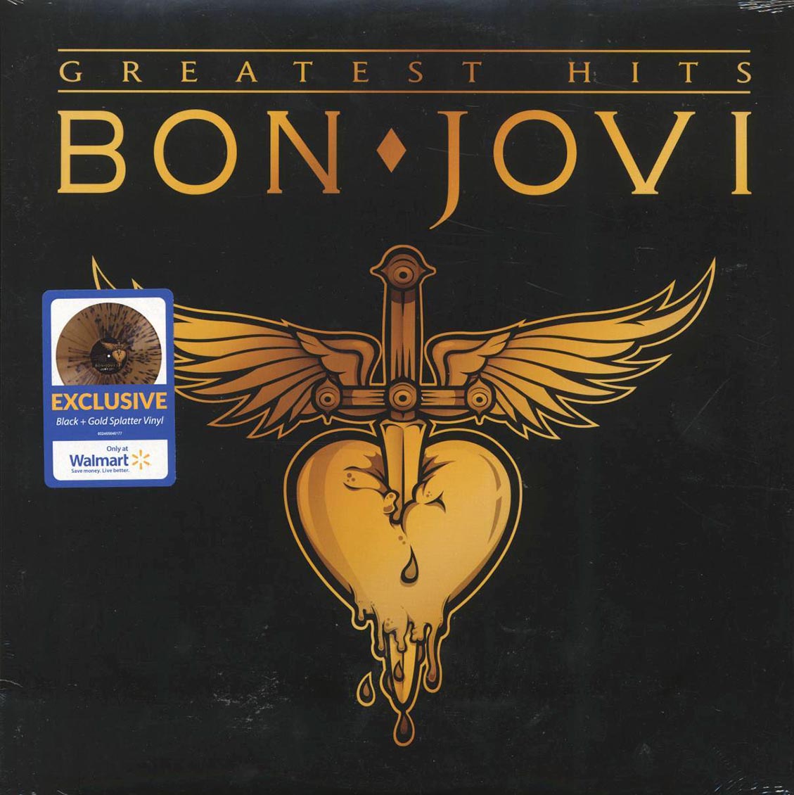 Bon Jovi - Greatest Hits (black/gold splatter vinyl) [New Vinyl Record LP]