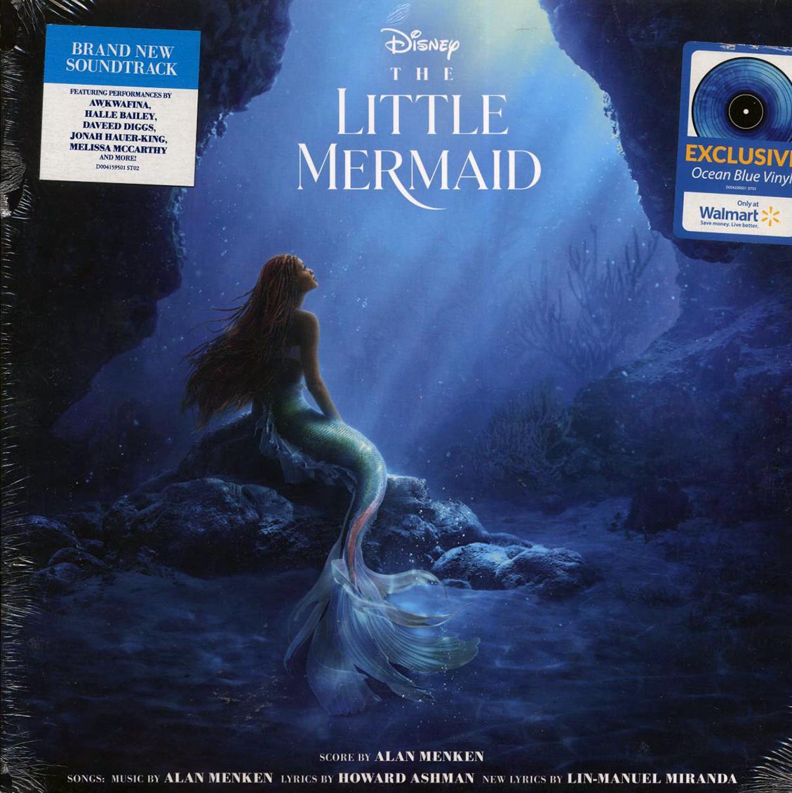 Alan Menken, Halle Bailey, Awkwafina, Daveed Diggs, Etc. - The Little Mermaid (ltd. ed.) (blue vinyl) [New Vinyl Record LP]