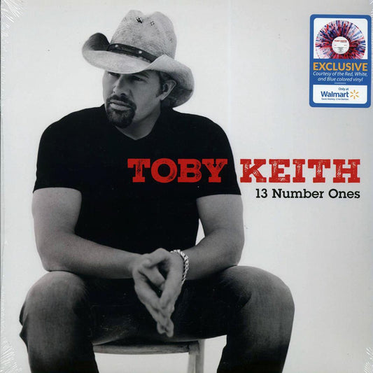 Toby Keith - 13 Number Ones (red/white/blue vinyl) [New Vinyl LP]