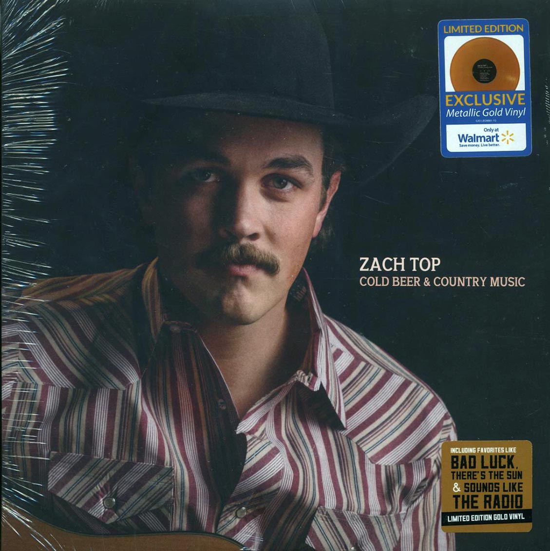 Zach Top - Cold Beer & Country Music (ltd. ed.) (gold vinyl) [New Vinyl LP]