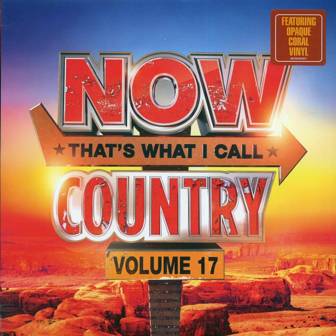 Chris Stapleton, Jordan Davis, Luke Combs, Morgan Wallen, Etc. - Now That's What I Call Country Volume 17 (coral vinyl) [New Vinyl Record LP]