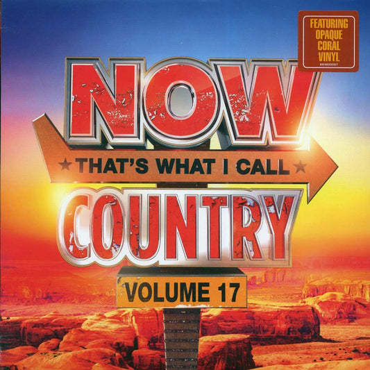 Chris Stapleton, Jordan Davis, Luke Combs, Morgan Wallen, Etc. - Now That's What I Call Country Volume 17 (coral vinyl) [New Vinyl Record LP]