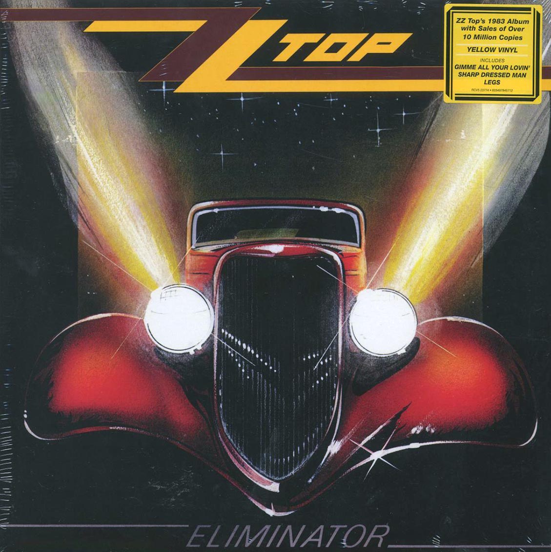 ZZ Top - Eliminator (ltd. ed.) (yellow vinyl) [New Vinyl LP]