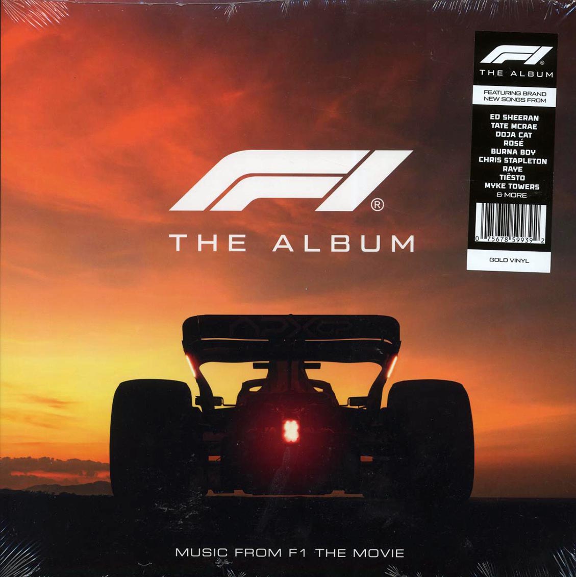 Ed Sheeran, Chris Stapleton, Burna Boy, Etc. - F1 The Album: Music Form The F1 Movie (gold vinyl) [New Vinyl Record LP]