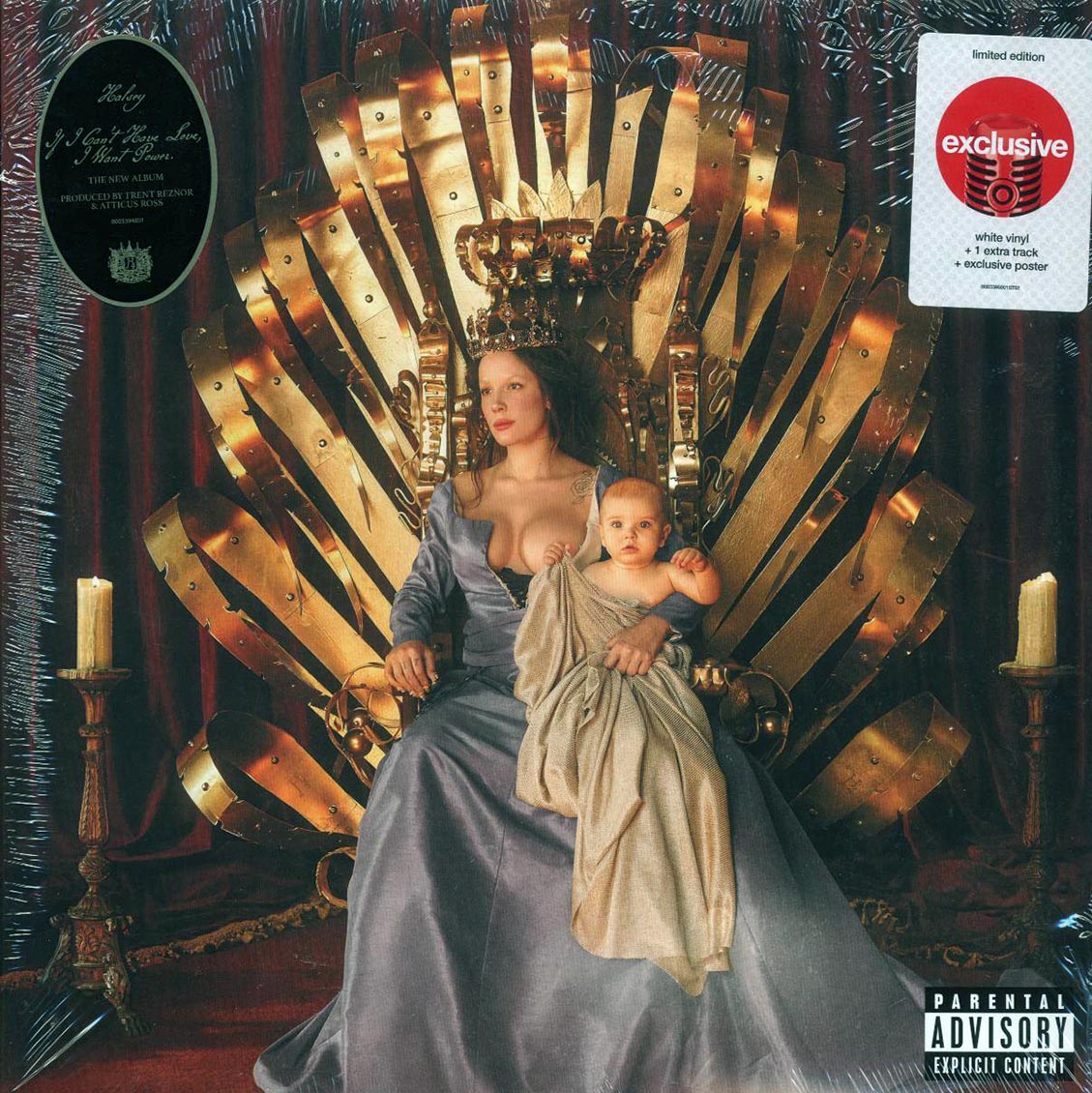 Halsey - If I Can't Have Love, I Want Power (+bonus track) (ltd. ed.) (white vinyl) [New Vinyl Record LP]