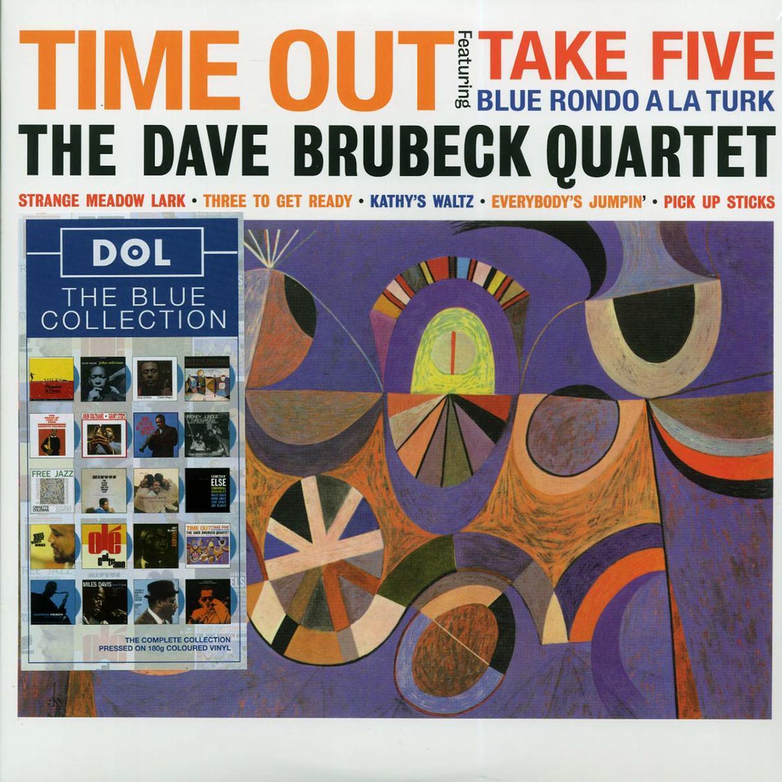 The Dave Brubeck Quartet - Time Out (180g) (blue vinyl) [New Vinyl Record LP]
