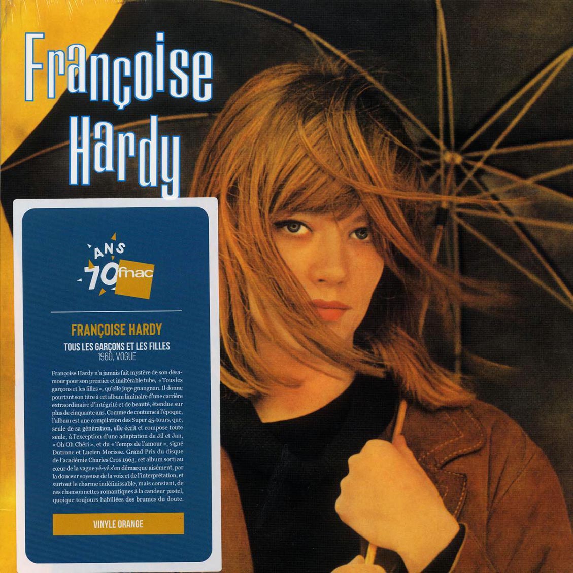 Francoise Hardy - Tous Les Garcons Et Les Filles (180g) (orange vinyl) [New Vinyl Record LP]