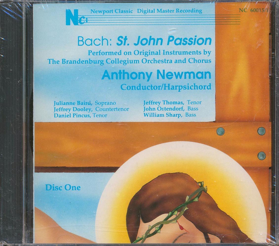 The Brandenburg Collegium Orchestra And Chorus - St. John Passion Part 1 + Part 2 (2xCD) [New CD]