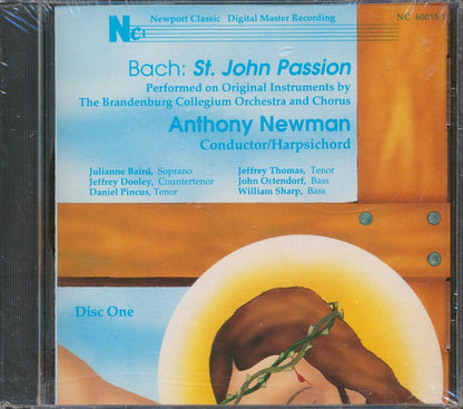 The Brandenburg Collegium Orchestra And Chorus - St. John Passion Part 1 + Part 2 (2xCD) [New CD]