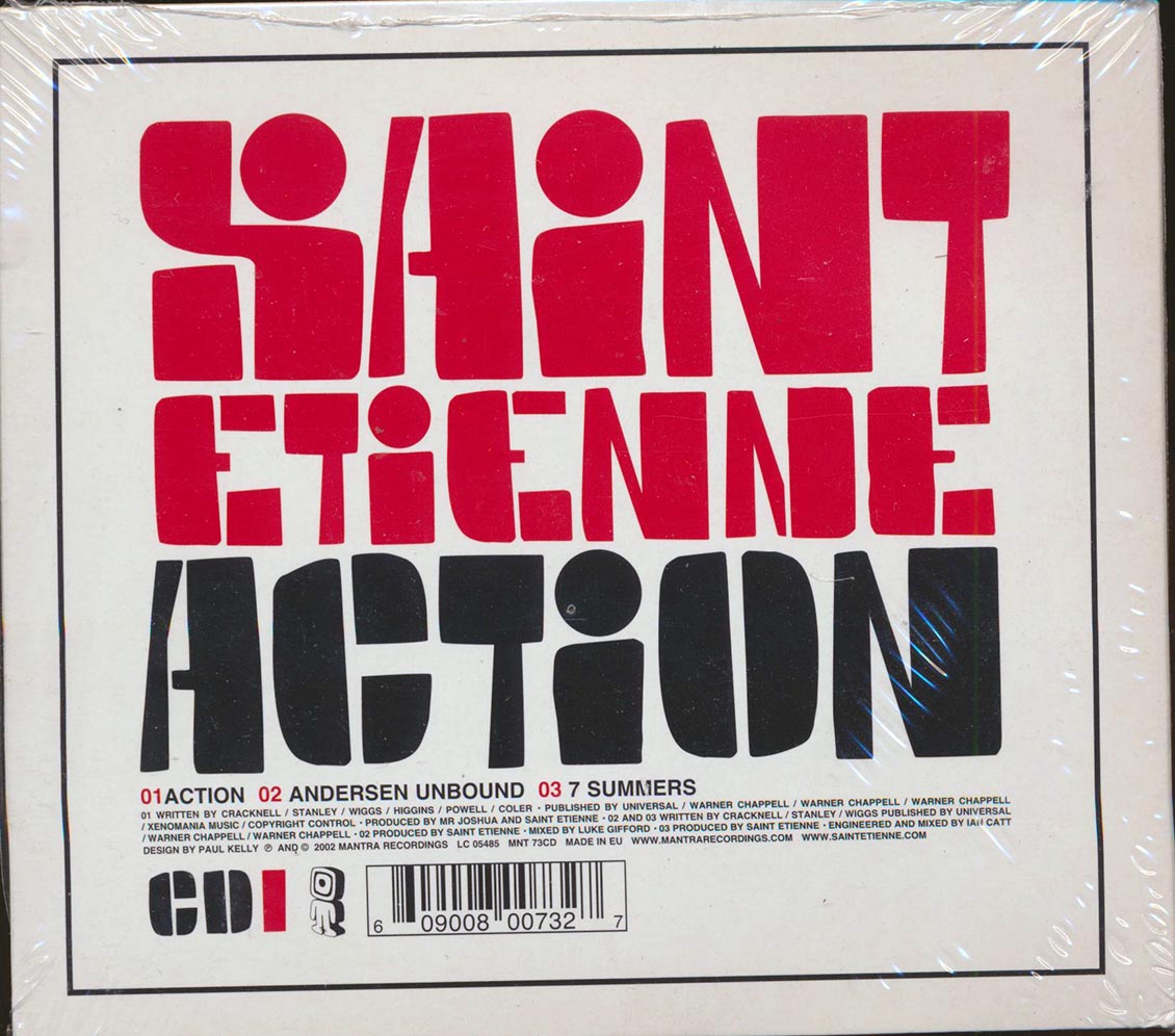 Saint Eitenne - Action [New CD]