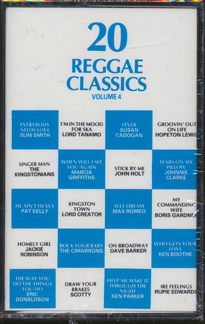 Ken Boothe, Lord Creator, The Kingstonians, Scotty, Eric Donaldson, Etc. - 20 Reggae Classics Volume 4 (orig. press) [New Cassette]