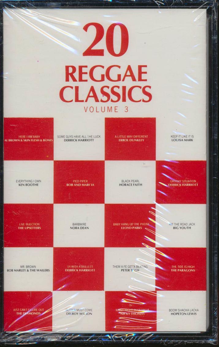 Derrick Harriott, Ken Boothe, Nora Dean, The Uspetters, The Paragons, Etc. - 20 Reggae Classics Volume 3 (orig. press) [New Cassette]