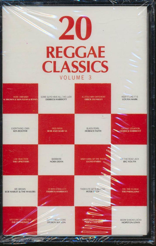 Derrick Harriott, Ken Boothe, Nora Dean, The Uspetters, The Paragons, Etc. - 20 Reggae Classics Volume 3 (orig. press) [New Cassette]