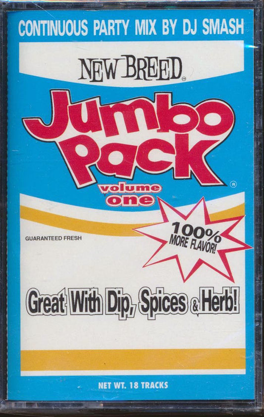DJ Smash, Jazzadelic, C-Swing, Headshock, Etc. - Jumbo Pack Volume 1: Continuous Party Mix By DJ Smash (orig. press) [New Cassette]
