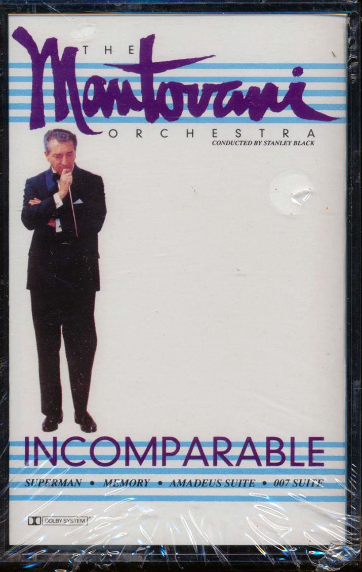 The Mantovani Orchestra - Incomparable (James Bond, Canon, Etc.) (orig. press) [New Cassette]