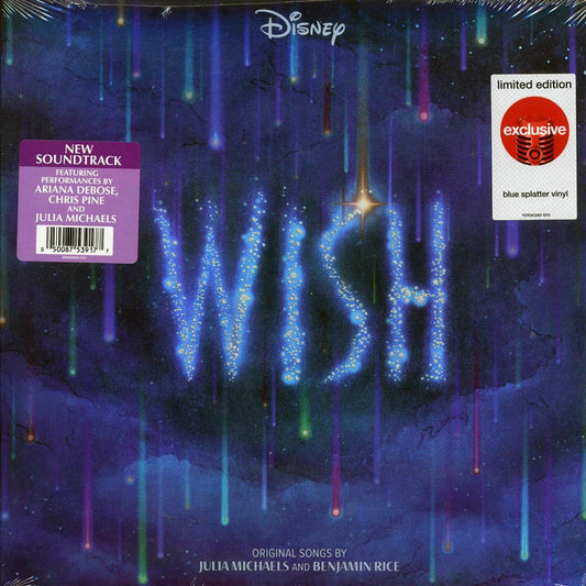 Ariana Debose, Chris Pine, Angelique Cabral, Julia Michaels - Wish: Original Motion Picture Soundtrack (ltd. ed.) (blue splatter vinyl) [New Vinyl Record LP]