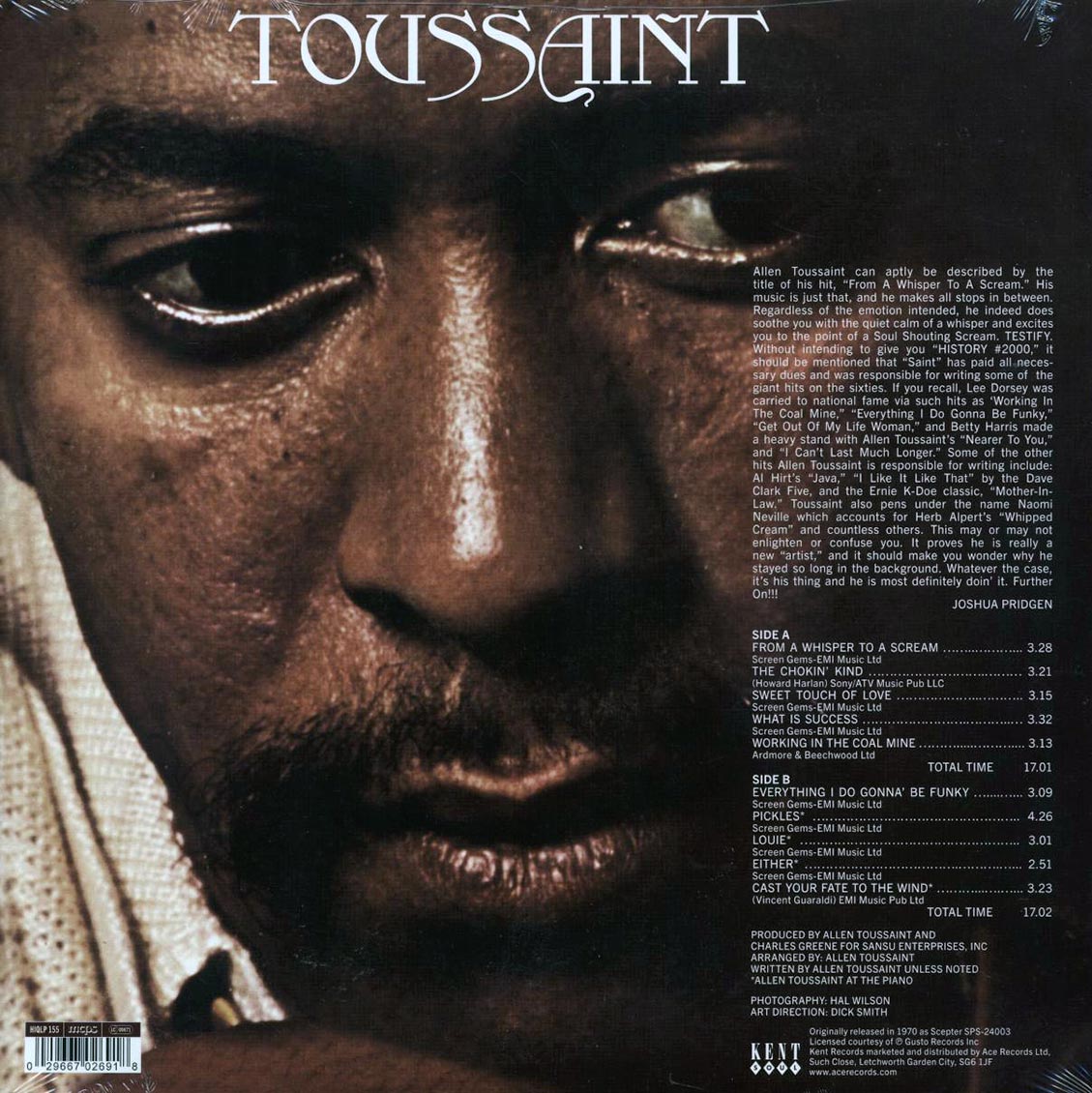 Allen Toussaint - Toussaint (180g) [New Vinyl Record LP]