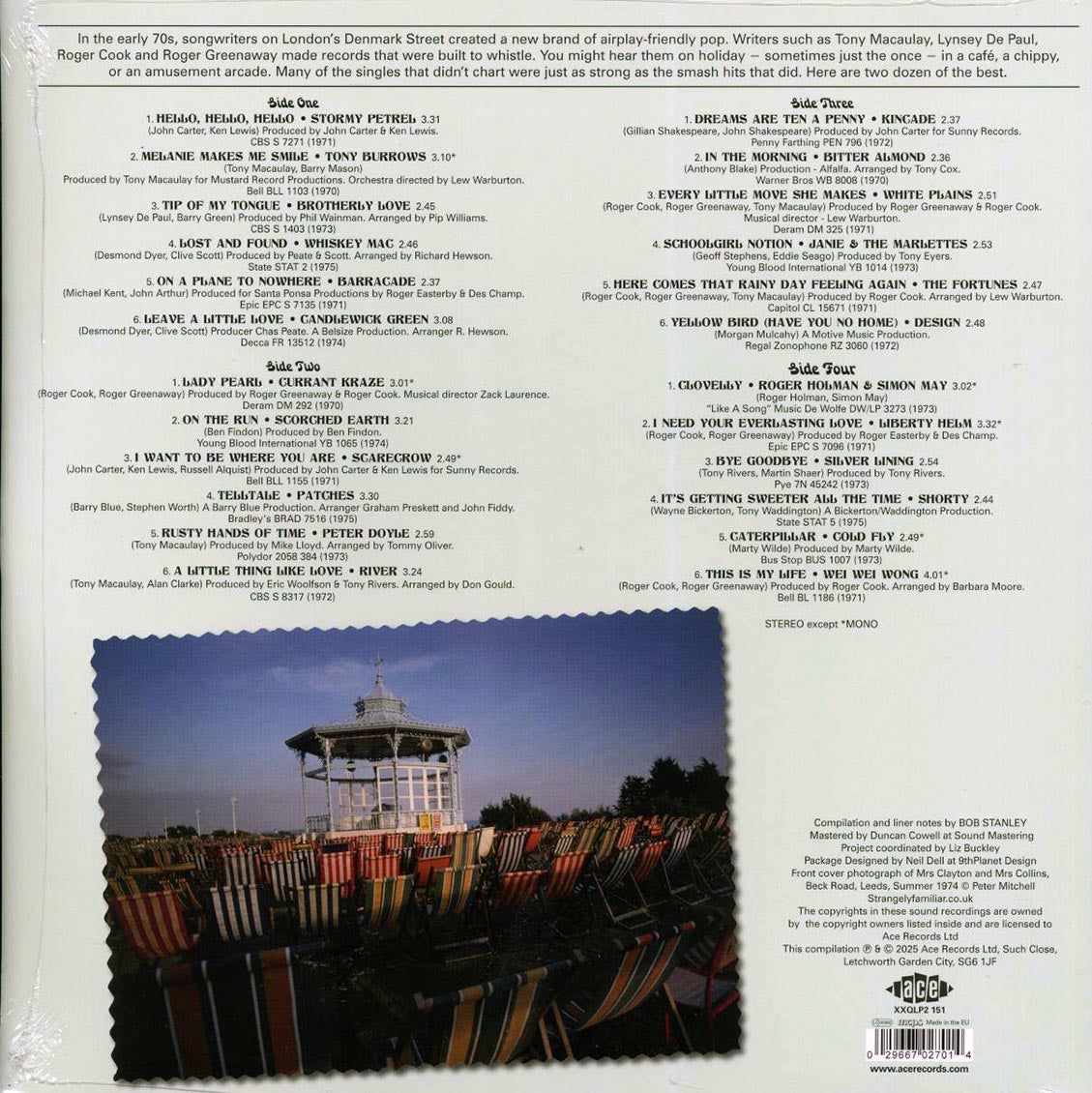 Whiskey Mac, Wei Wei Wong, Patches, Candlewick Green, Etc. - Bob Stanley Presents Chip Shop Pop: The Sound Of Denmark Street 1970-1975 (2xLP) [New Vinyl Record LP]