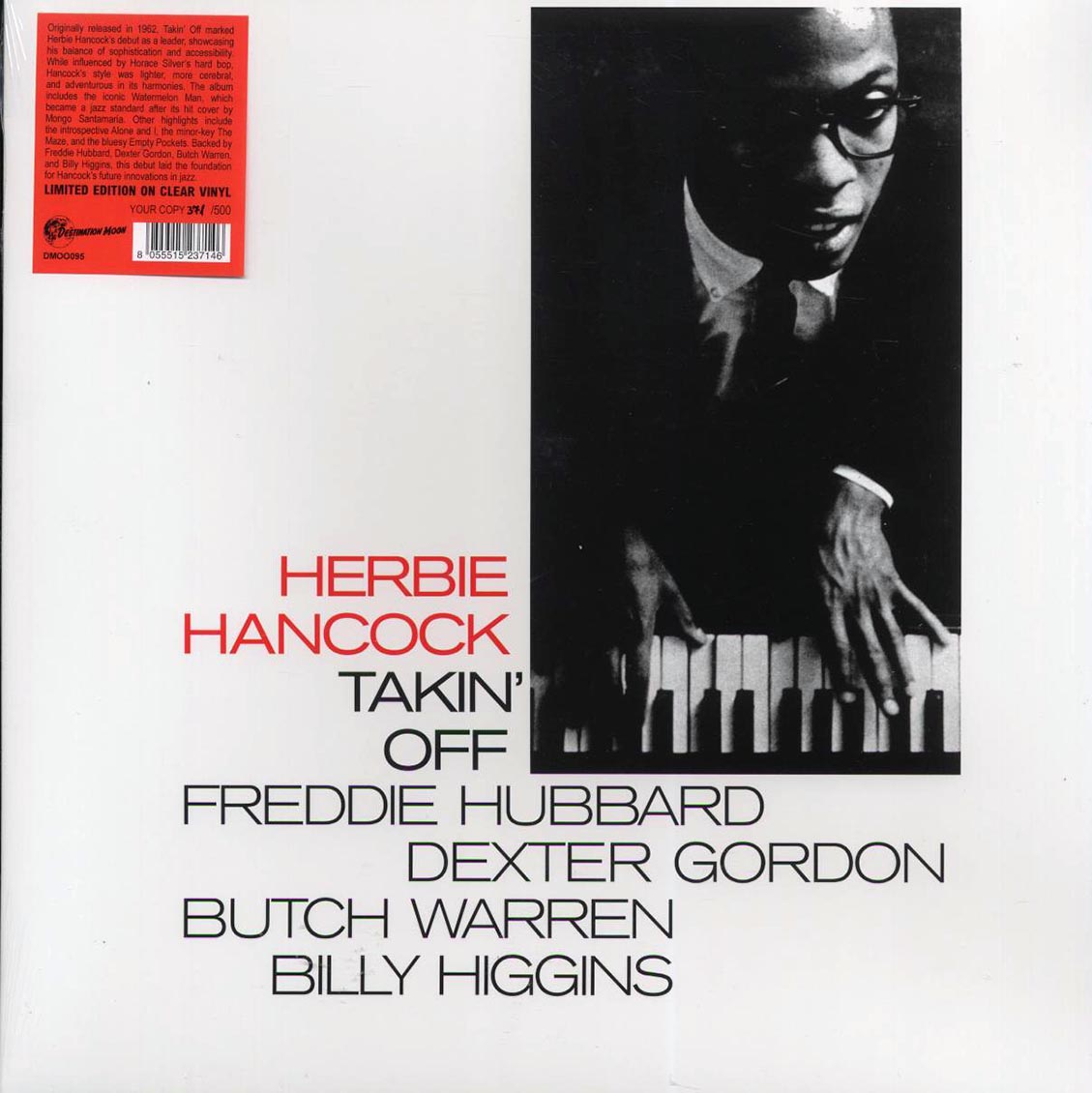 Herbie Hancock - Takin' Off (ltd. 500 copies made) (clear vinyl) [New Vinyl Record LP]