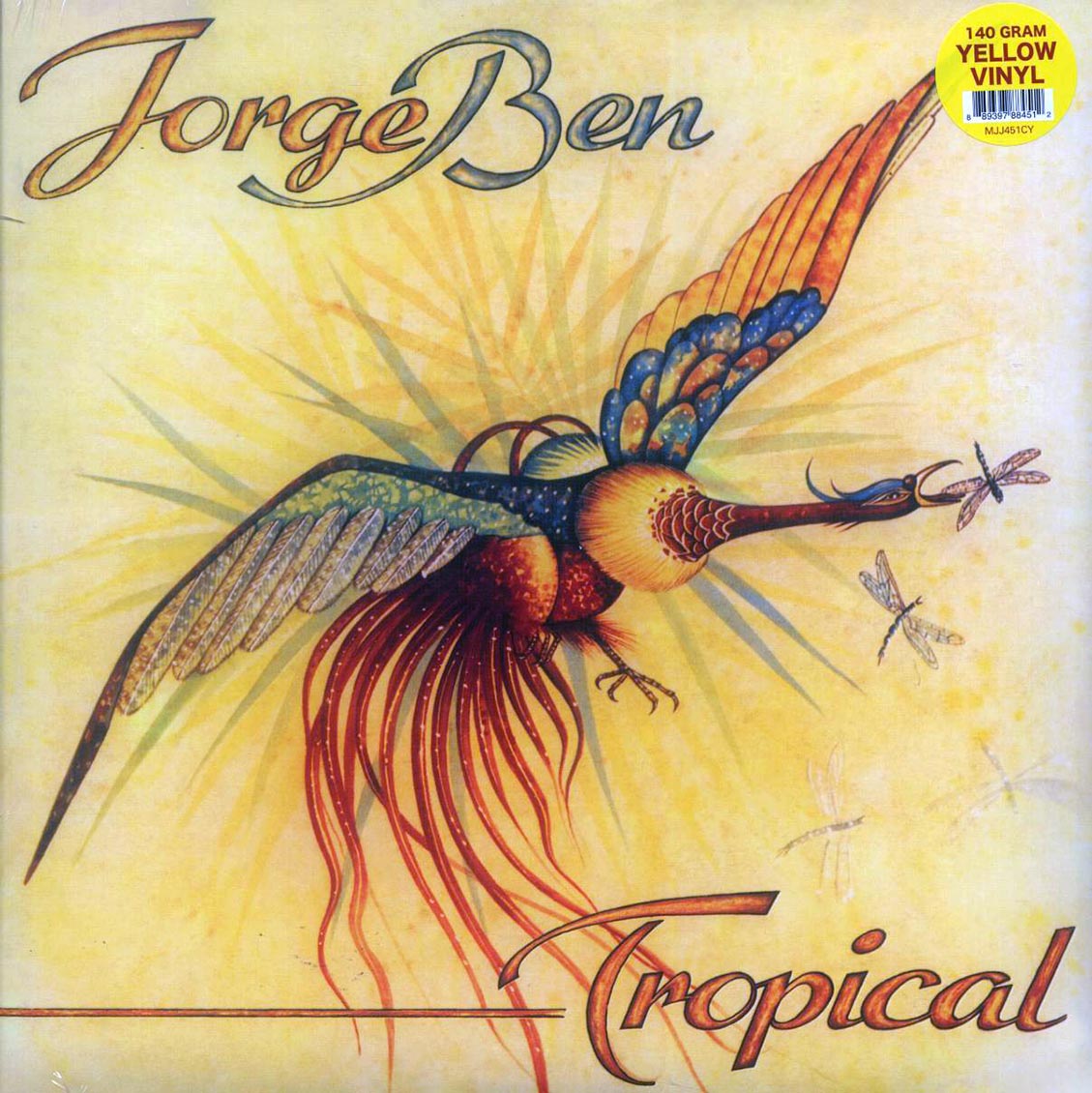 Jorge Ben - Tropical (yellow vinyl) [New Vinyl Record LP]
