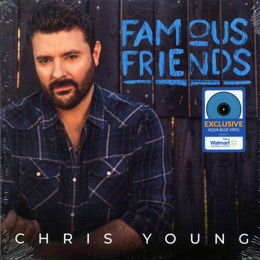 Chris Young - Famous Friends (aqua blue vinyl) [New Vinyl Record LP]