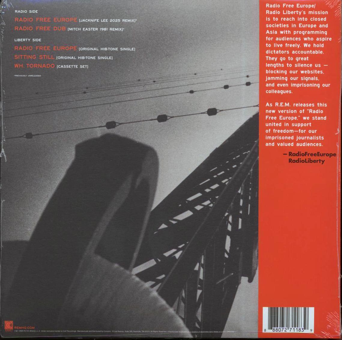 REM - Radio Free Europe 2025 (ltd. ed.) (orange vinyl) [New Vinyl LP]
