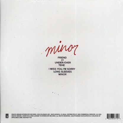 Gracie Abrams - Minor (red vinyl) [New Vinyl LP]