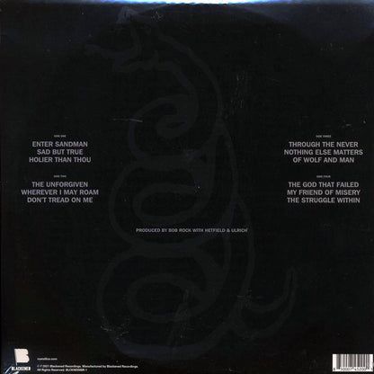 Metallica - Metallica (2xLP) (180g) (remastered) [New Vinyl LP]