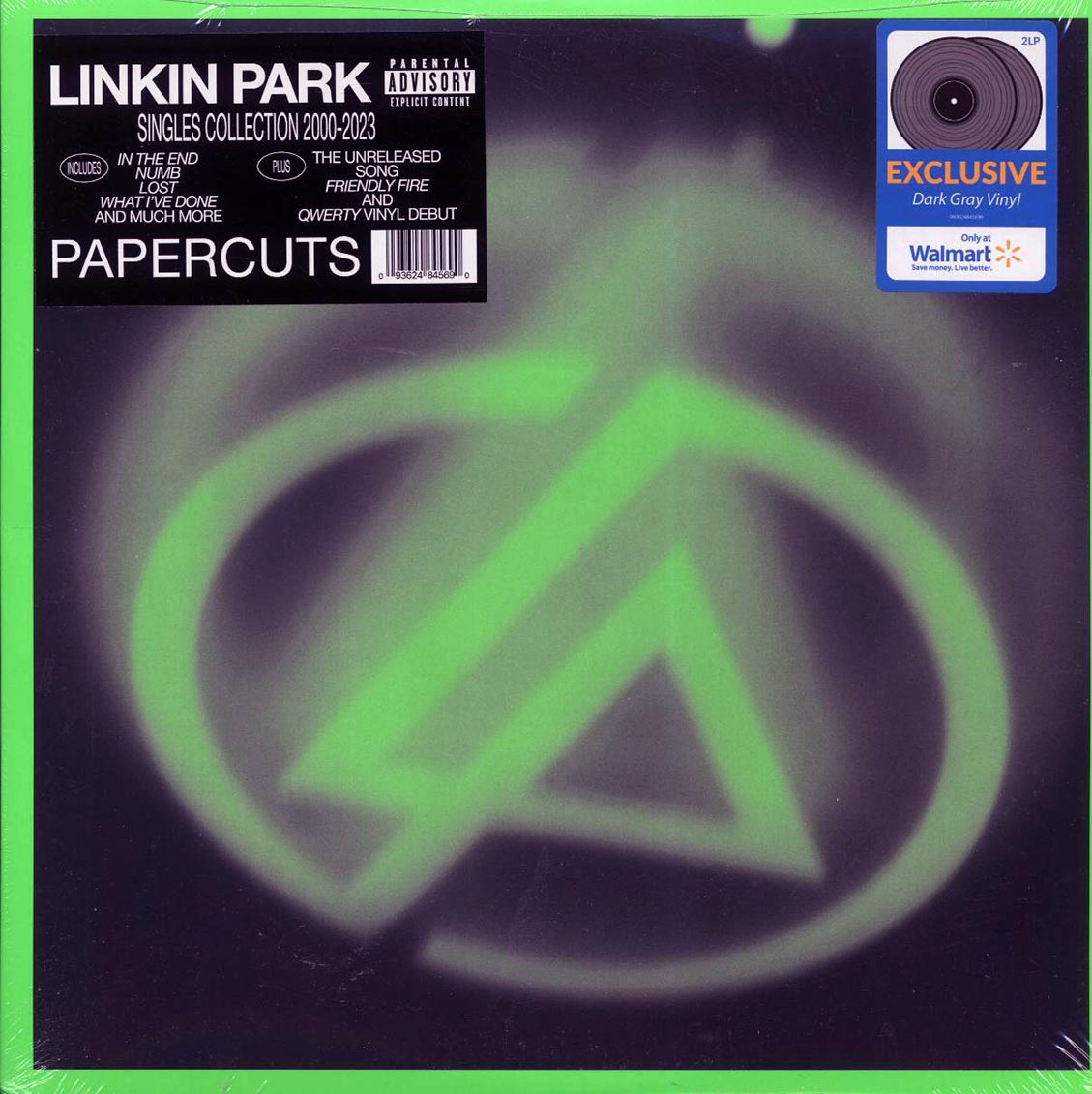 Linkin Park - Papercuts: Singles Collection 2000-2023 (ltd. ed.) (2xLP) (grey vinyl) [New Vinyl Record LP]