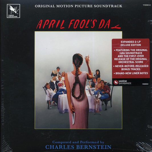 Charles Bernstein - April Fool's Day: Original Motion Picture Soundtrack (+bonus tracks) (2xLP) (expanded edition) (spot-varnished jacket) [New Vinyl Record LP]
