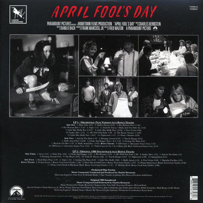 Charles Bernstein - April Fool's Day: Original Motion Picture Soundtrack (+bonus tracks) (2xLP) (expanded edition) (spot-varnished jacket) [New Vinyl LP]