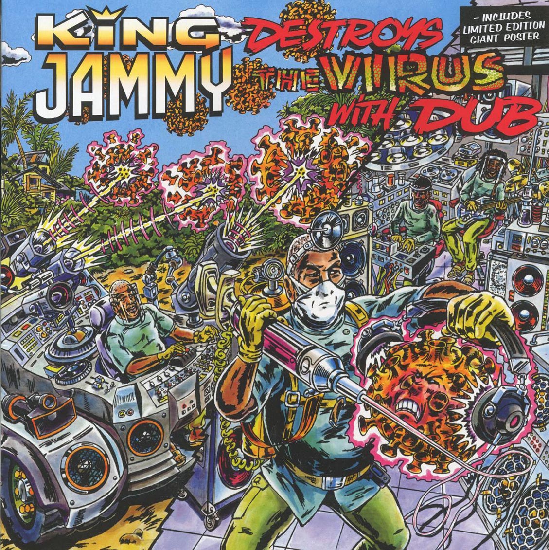 King Jammy - King Jammy Destroys The Virus With Dub [New Vinyl Record LP]