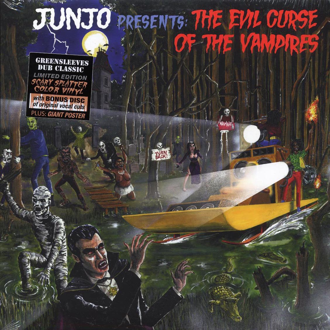 Scientist - Junjo Presents The Evil Curse Of The Vampires + Bonus Vocals Album (ltd. ed.) (2xLP) (orange splatter vinyl) [New Vinyl Record LP]