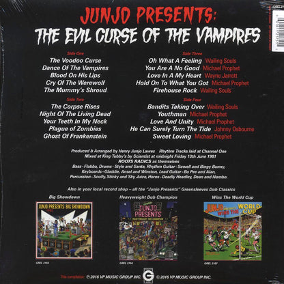 Scientist - Junjo Presents The Evil Curse Of The Vampires + Bonus Vocals Album (ltd. ed.) (2xLP) (orange splatter vinyl) [New Vinyl Record LP]