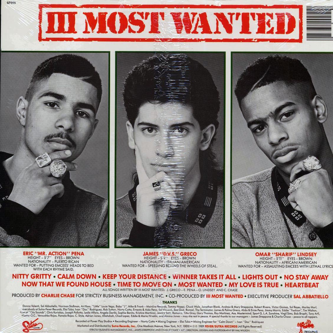 III Most Wanted - III Most Wanted (1989 PRESS) (orig. press) [New Vinyl LP]