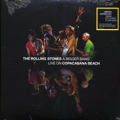 The Rolling Stones - A Bigger Bang: Live On Copacabana Beach (3xLP) (180g) (clear vinyl) [New Vinyl LP]