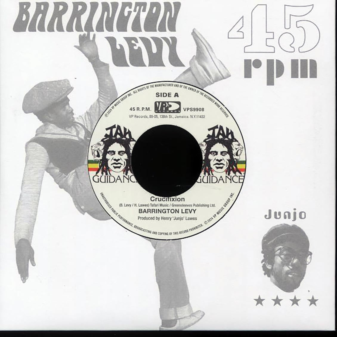 Barrington Levy - Crucifixion  /  Ranking Joe - River Jordan (rhythm: "Barrington Levy - River Jordan") [New Vinyl Record 7" Single]