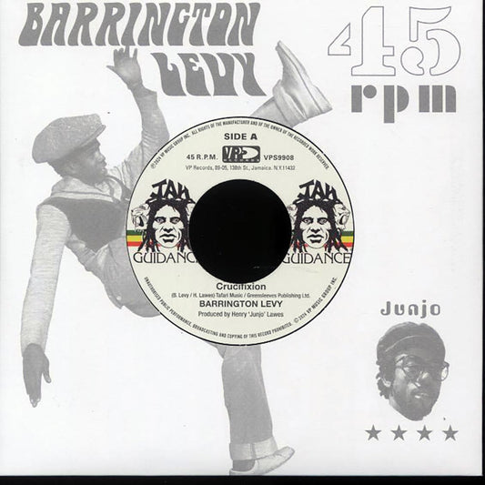 Barrington Levy - Crucifixion  /  Ranking Joe - River Jordan (rhythm: "Barrington Levy - River Jordan") [New Vinyl Record 7" Single]