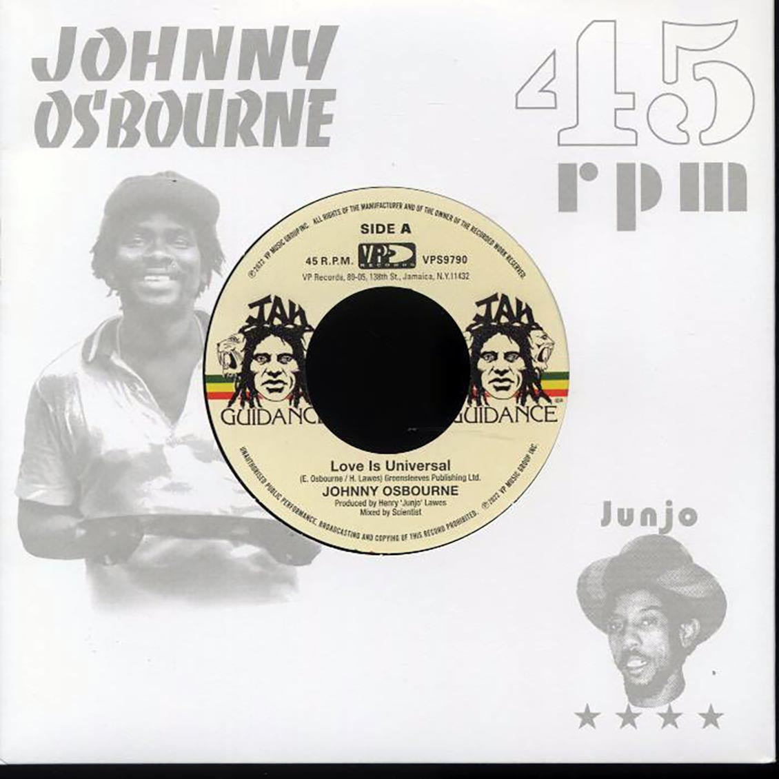 Johnny Osbourne - Love Is Universal  /  The Roots Radics - Dangerous Match One (rhythm: "Johnny Osbourne - Love Is Universal") [New Vinyl Record 7" Single]