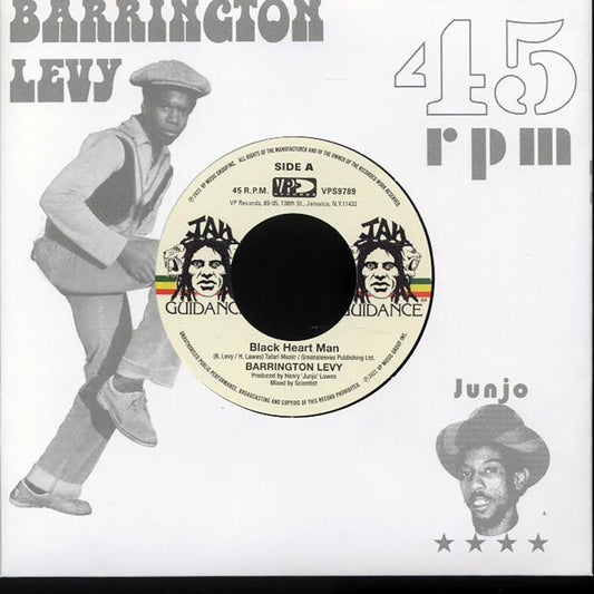 Barrington Levy - Black Heart Man  /  The Roots Radics - Round Eight [New Vinyl Record 7" Single]