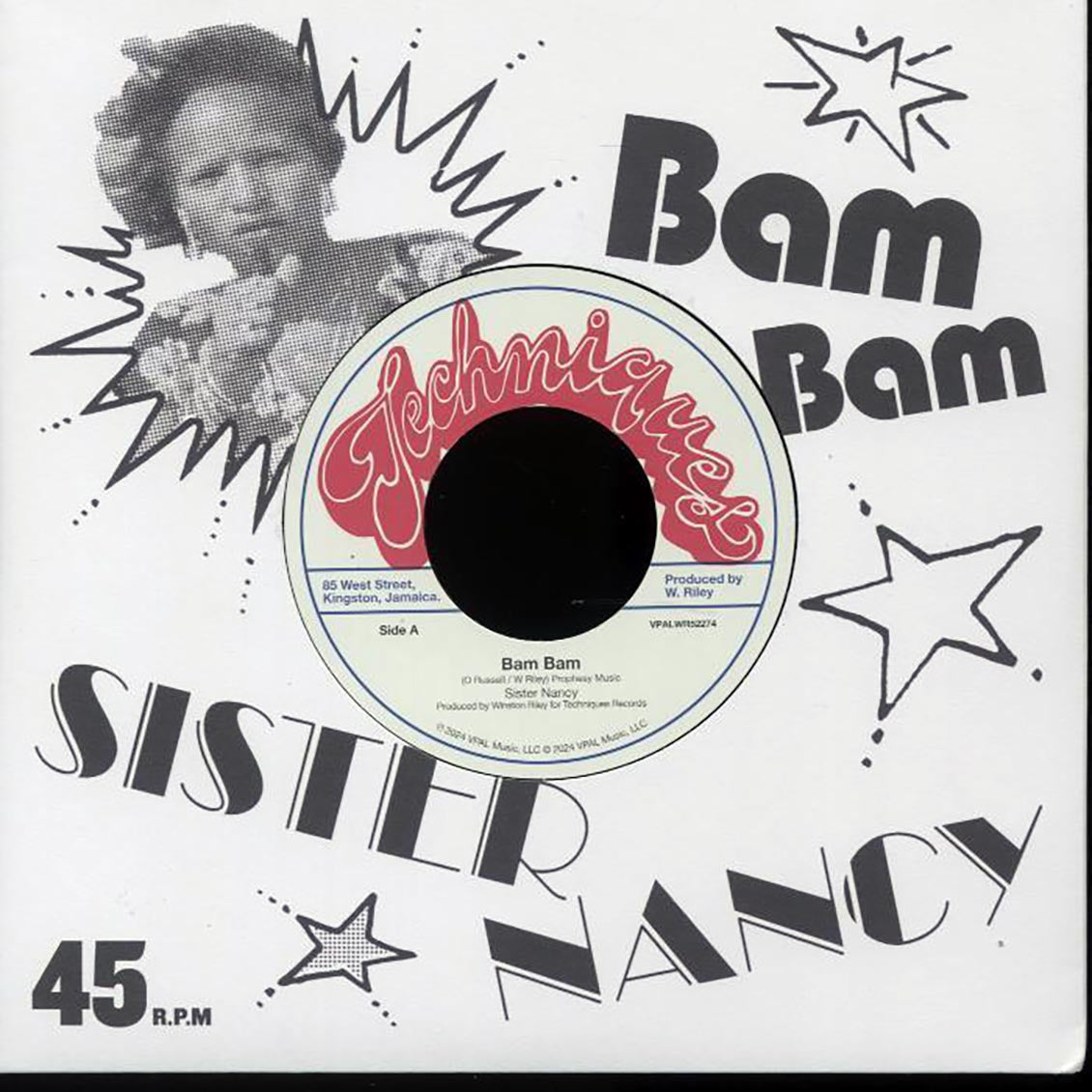 Sister Nancy - Bam Bam  /  Techniques All Stars - Stalag Version (rhythm: "Stalag") [New Vinyl Record 7" Single]