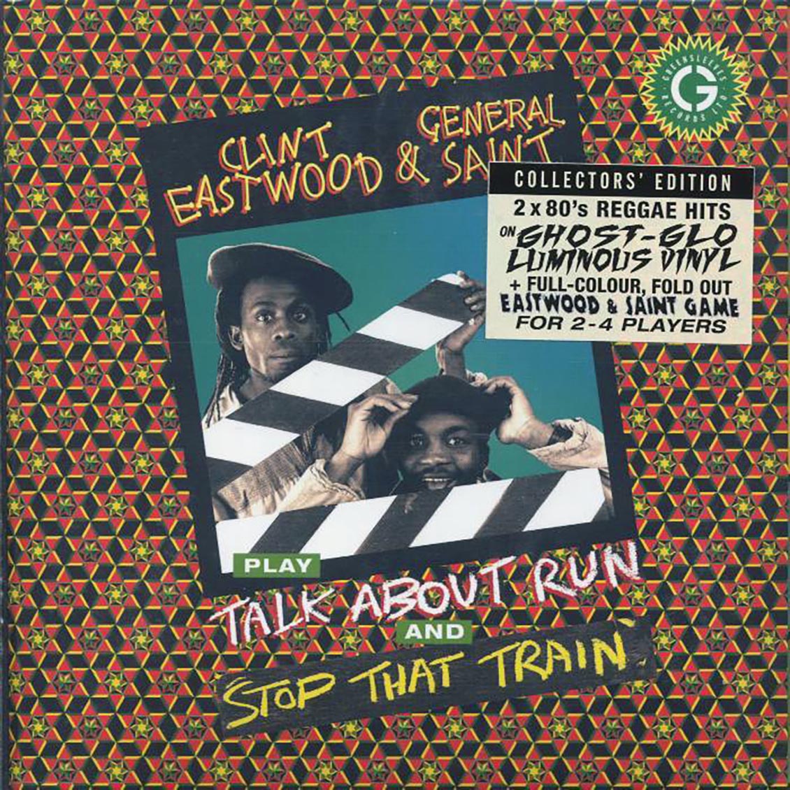Clint Eastwood, General Saint - Stop That Train  /  Clint Eastwood, General Saint - Talk About Run (ghost-glo luminous vinyl) [New Vinyl Record 7" Single]