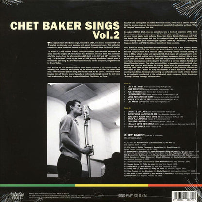 Chet Baker - Chet Baker Sings Volume 2 (ltd. ed.) (180g) [New Vinyl LP]