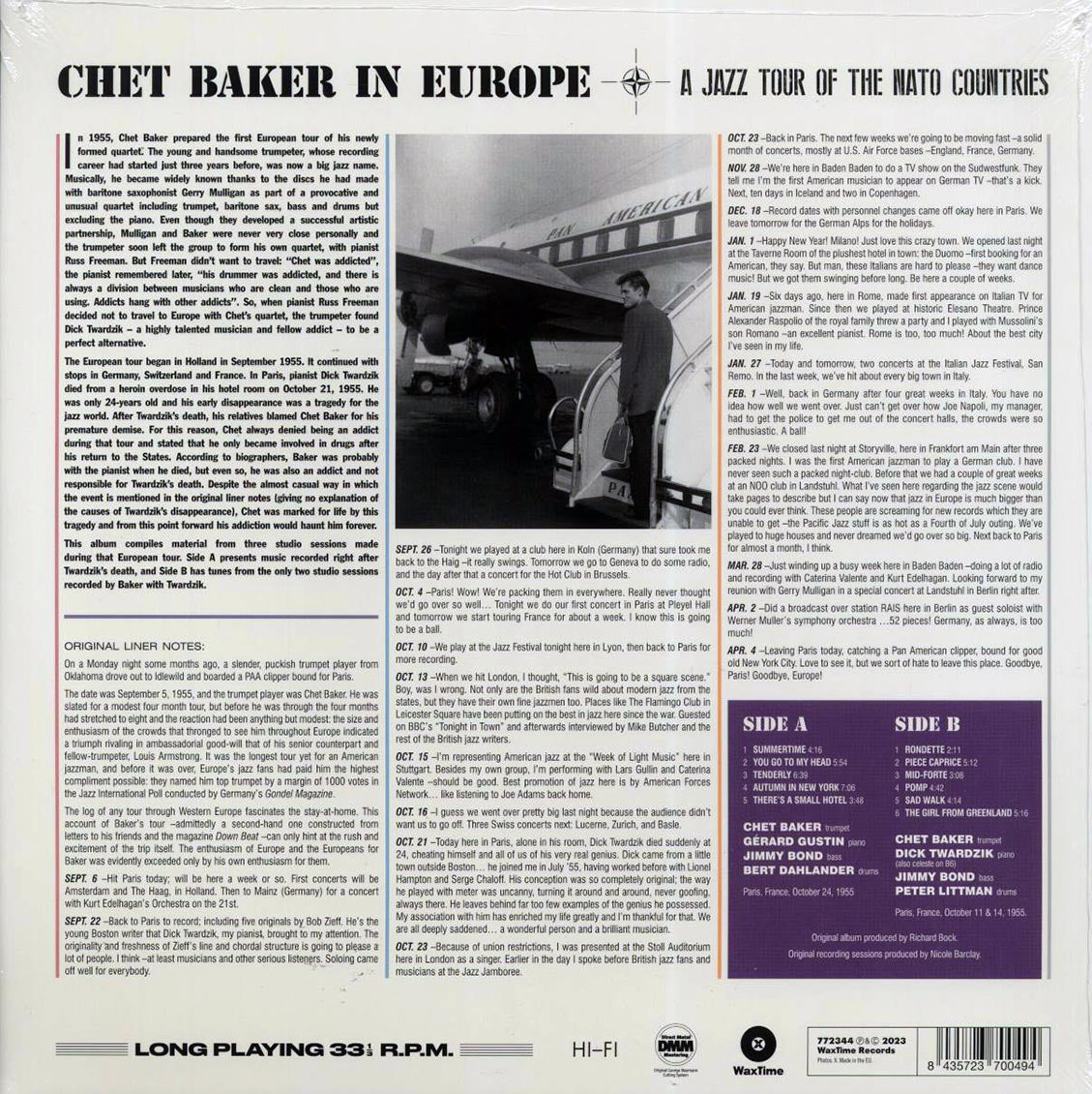 Chet Baker - In Europe: A Jazz Tour Of The Nato Countries (ltd. ed.) (180g) [New Vinyl LP]