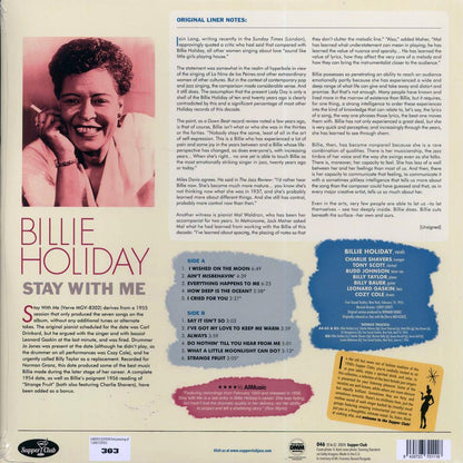 Billie Holiday - Stay With Me (ltd. ed.) (180g) [New Vinyl LP]
