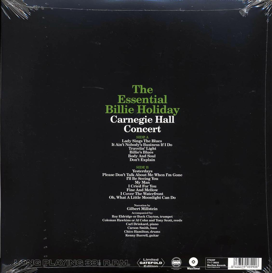 Billie Holiday - The Essential Billie Holiday: Carnegie Hall Concert Recorded Live (ltd. ed.) (180g) [New Vinyl LP]