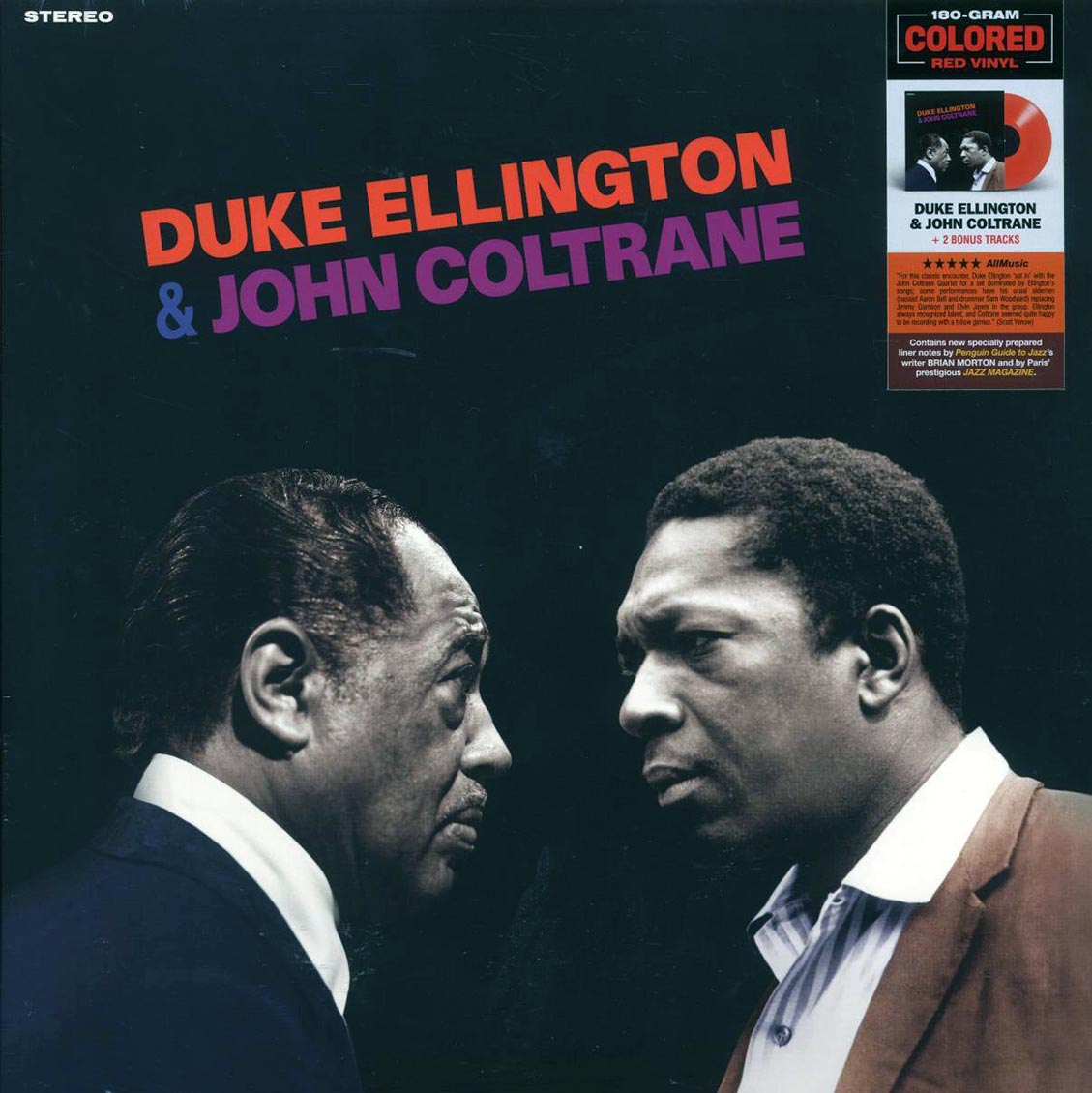 Duke Ellington, John Coltrane - Duke Ellington & John Coltrane (+2 bonus tracks) (ltd. ed.) (180g) (red vinyl) [New Vinyl Record LP]